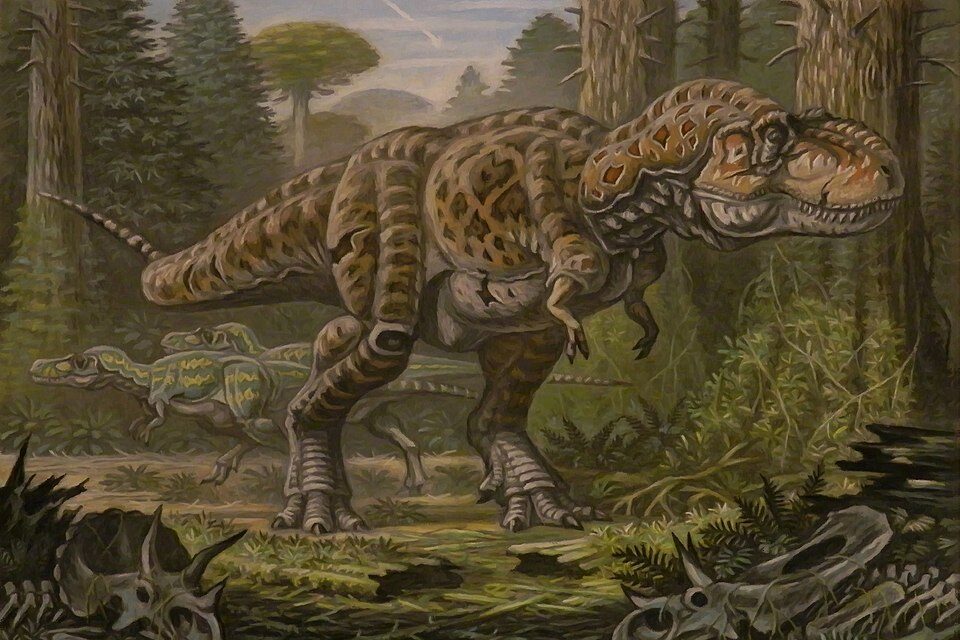 Painting of T. Rex