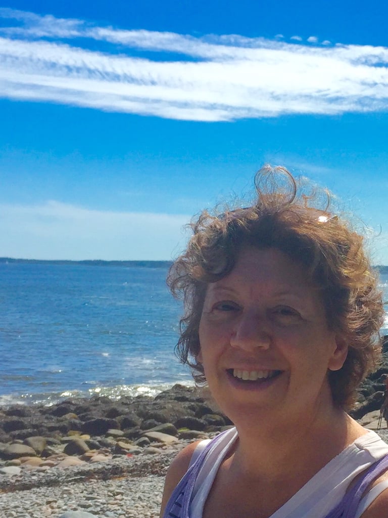 ann zoidis headshot, ocean background