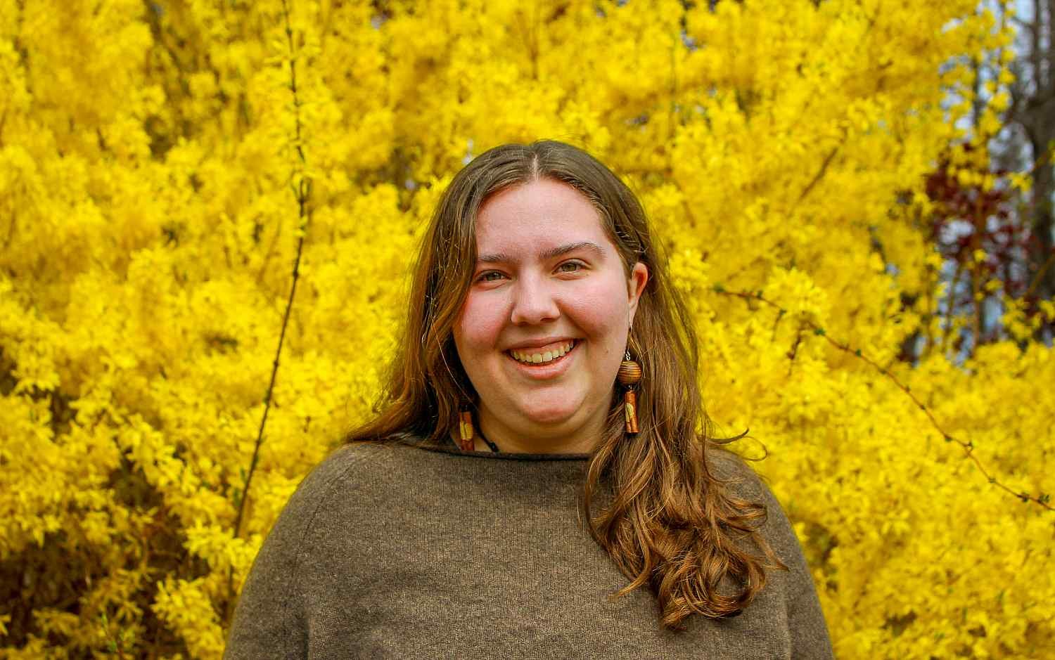 Sophie Chivers ’24 is one of five students speaking at College of the Atlantic commencement.
