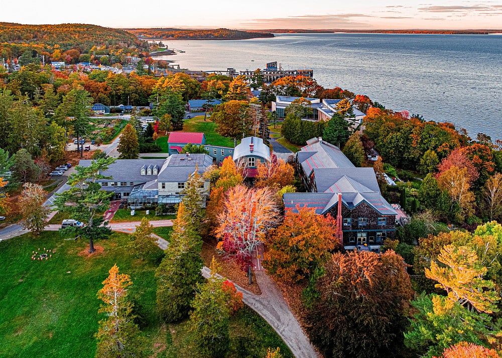 College of the Atlantic's 36-acre, waterfront campus sits between Frenchman Bay and Acadia Na...