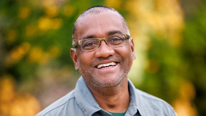 man smiling