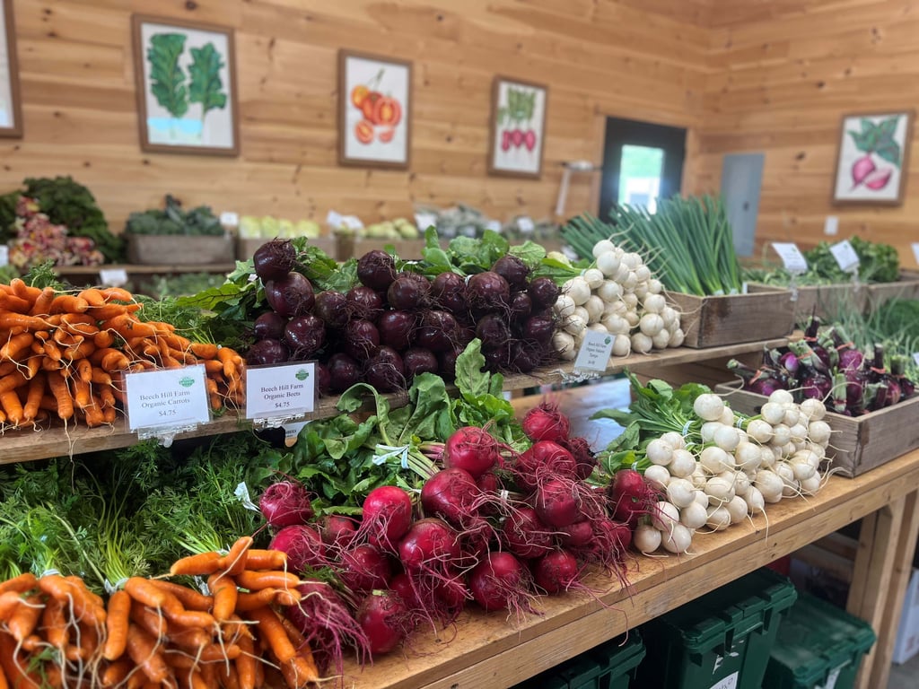 farmstand veggies