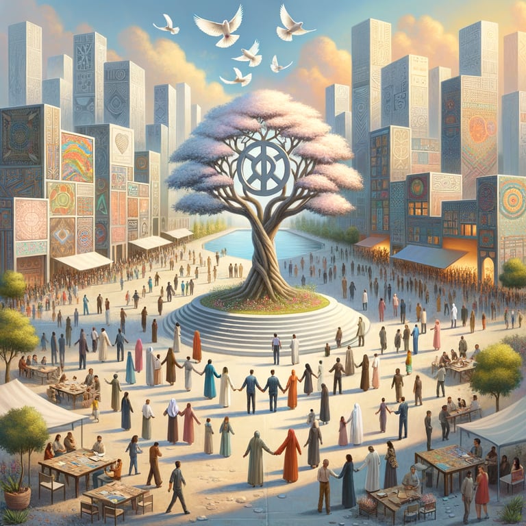 How could humans establish a society without conflicts?