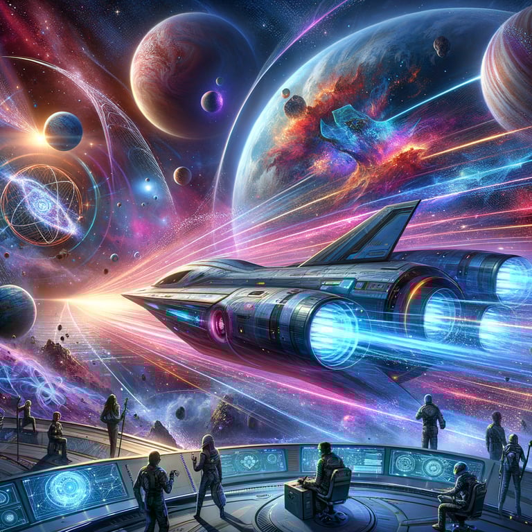 How would space exploration progress with faster-than-light travel?