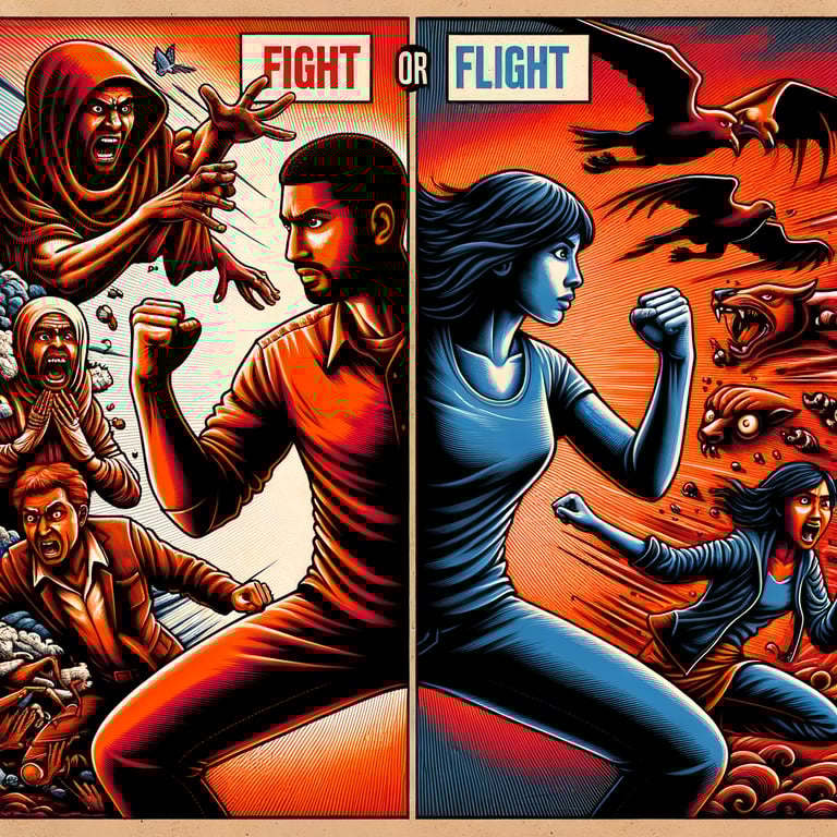 Why do certain experiences trigger a fight or flight response?