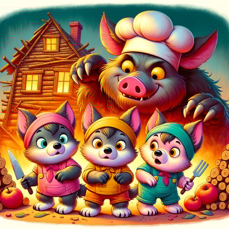 The Factual Story of the Three Little Wolves