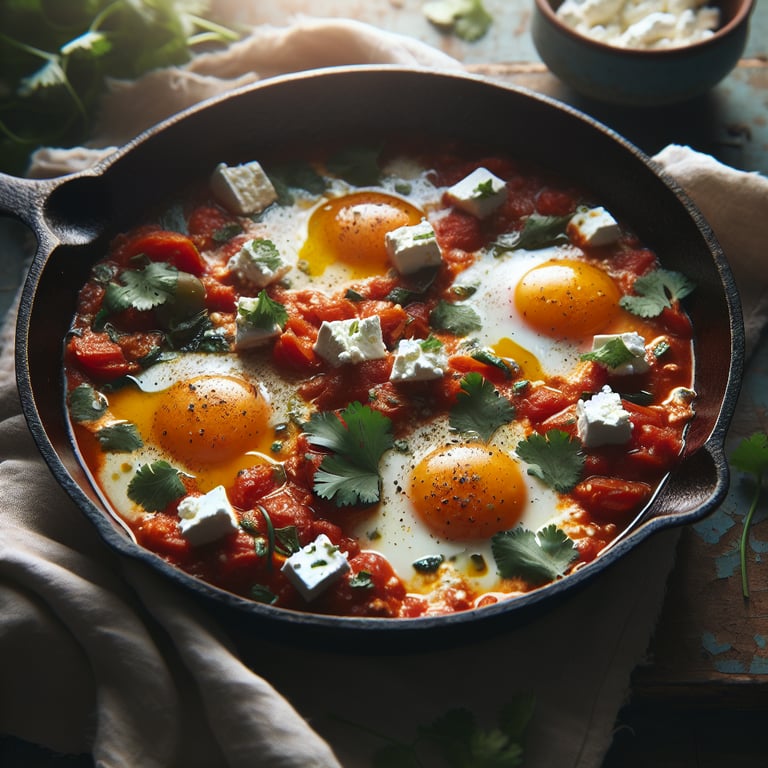 Shakshuka with Feta Cheese