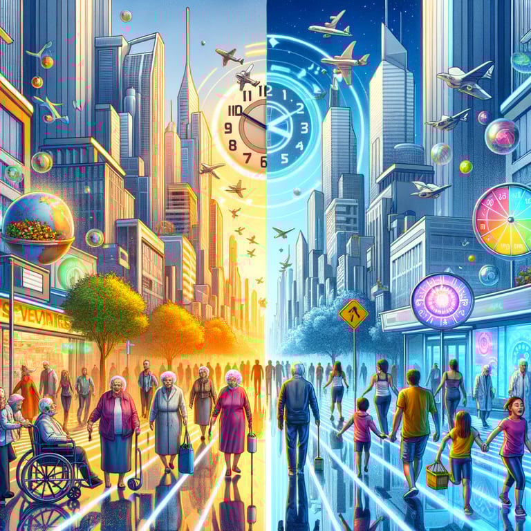 How would society function if aging were reversed?