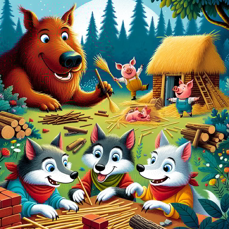 The Three Little Wolves