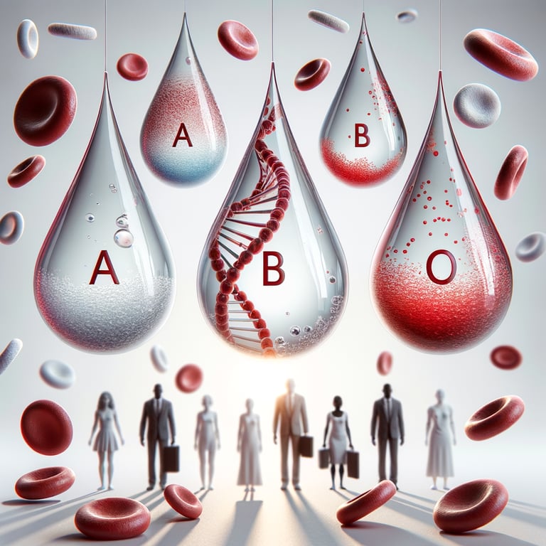 Why do humans have different blood types?