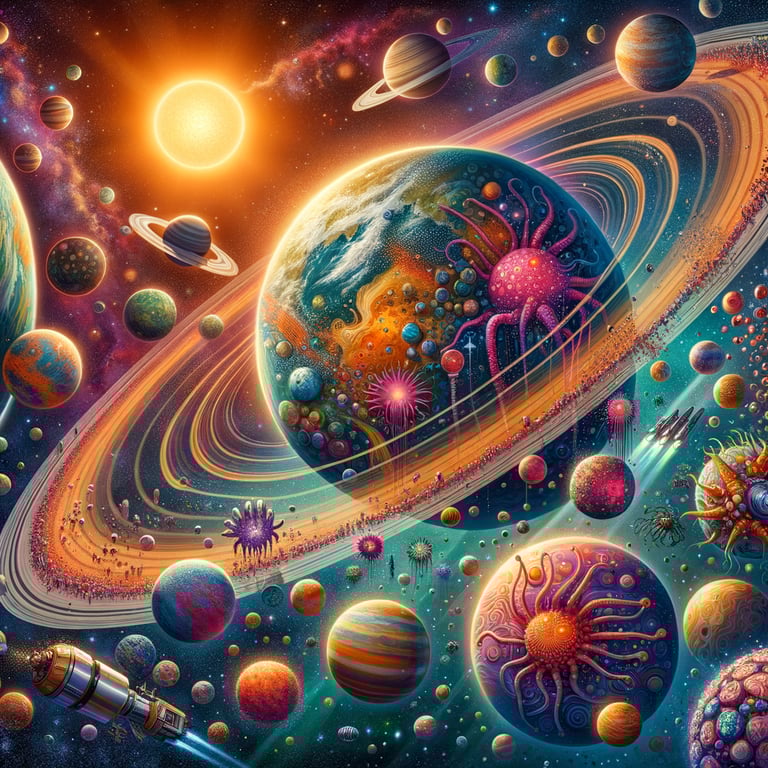 What if the solar system was teeming with alien life?