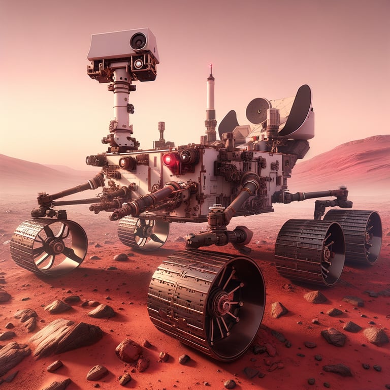 Mars Curiosity Rover Lands