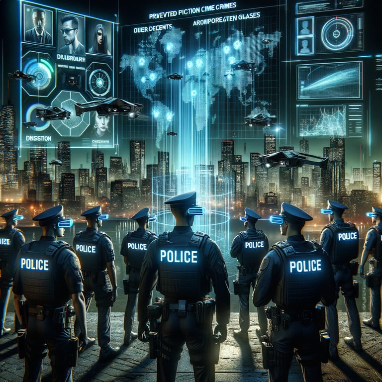 How would law enforcement change with the ability to predict crimes before they happen?