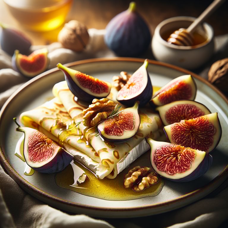 Fig and Brie Crepes
