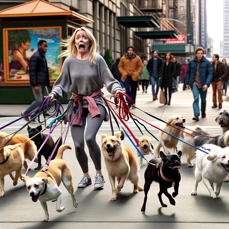 I started a side gig as dog walker and its insane