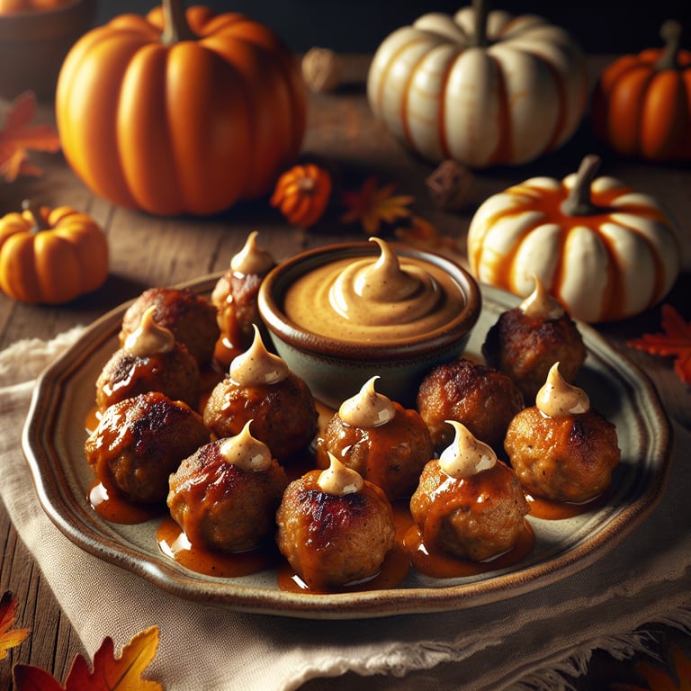 Pumpkin Spice Latte Meatballs