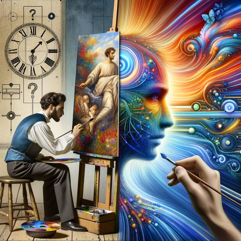 When will artificial intelligence be able to create art indistinguishable from human art?