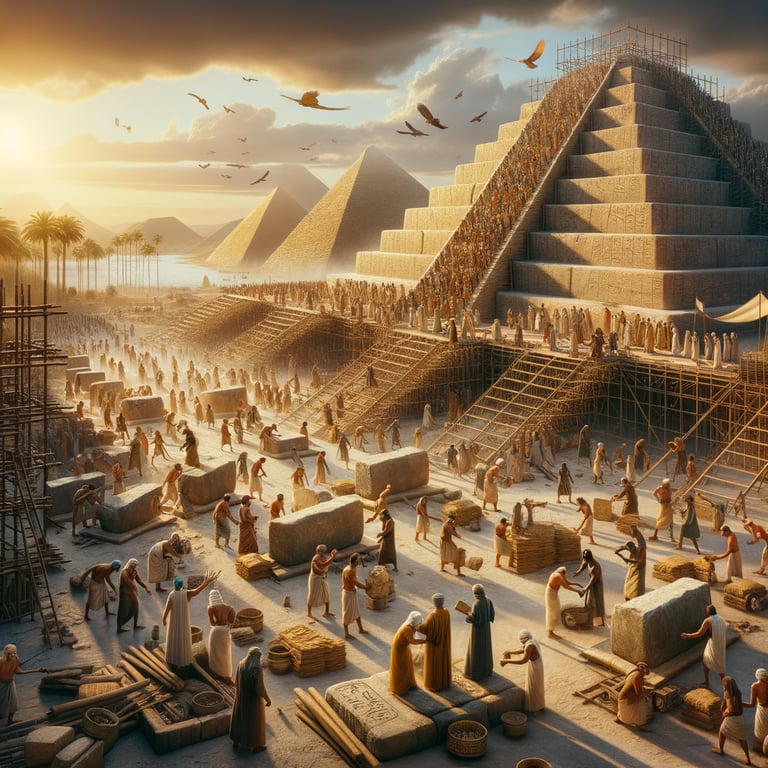 Egyptian Pyramids Construction