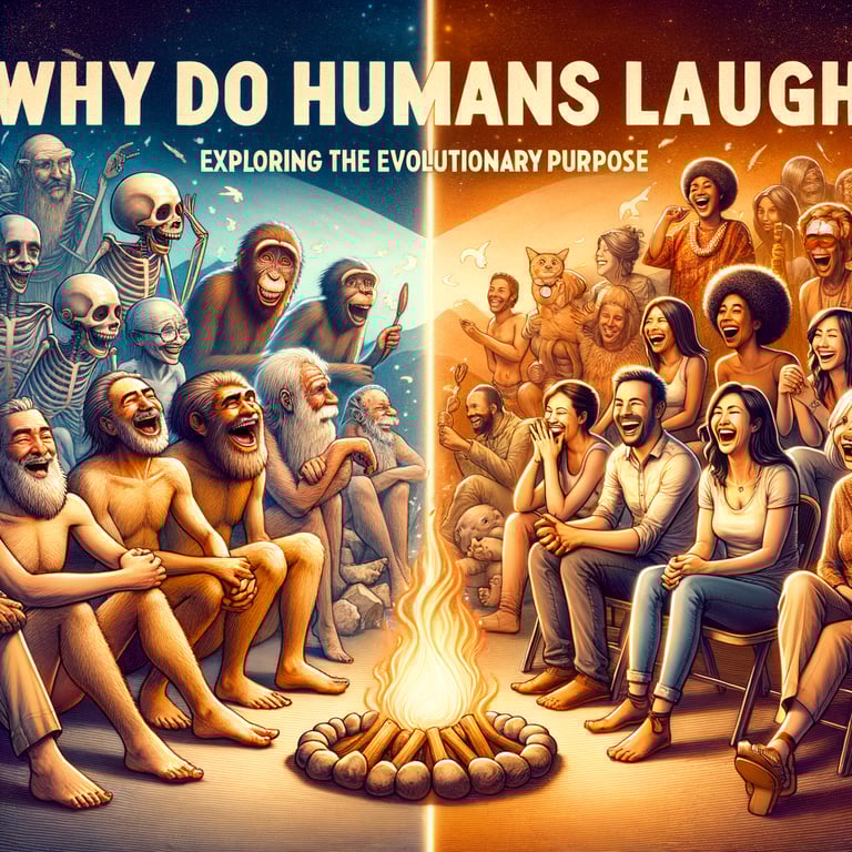 Why do humans laugh, and what is its evolutionary purpose?