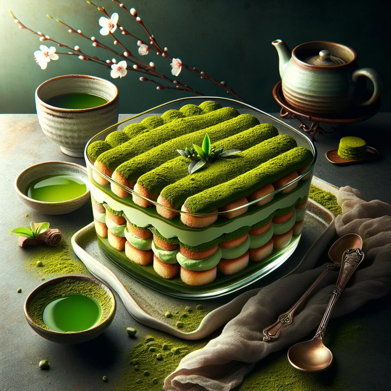 Matcha Green Tea Tiramisu