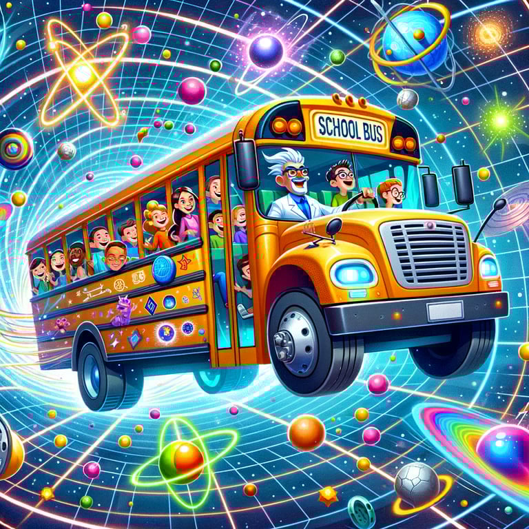 The Quantum Physics School Shuttle