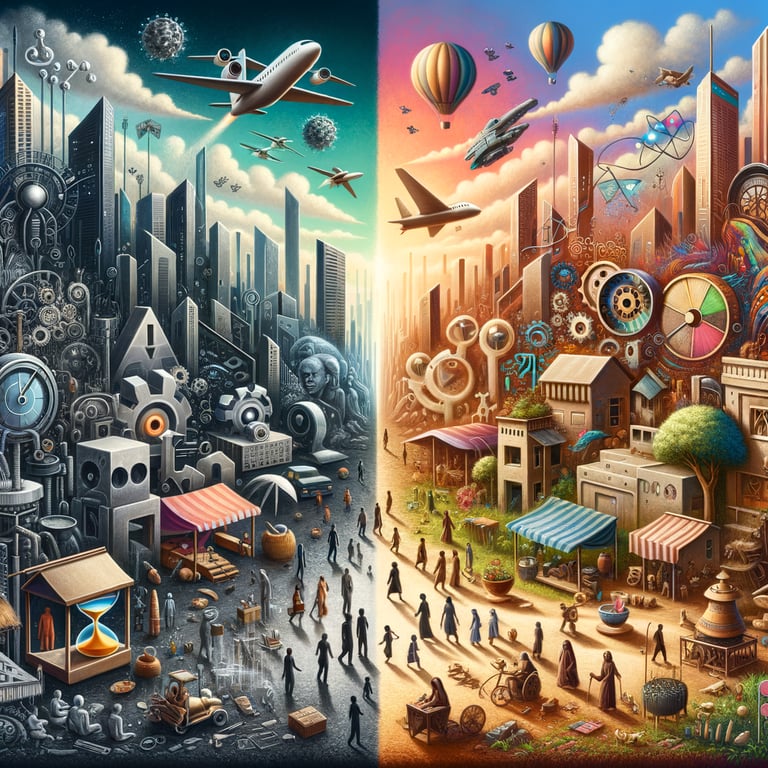 Why do some societies progress faster technologically than others?