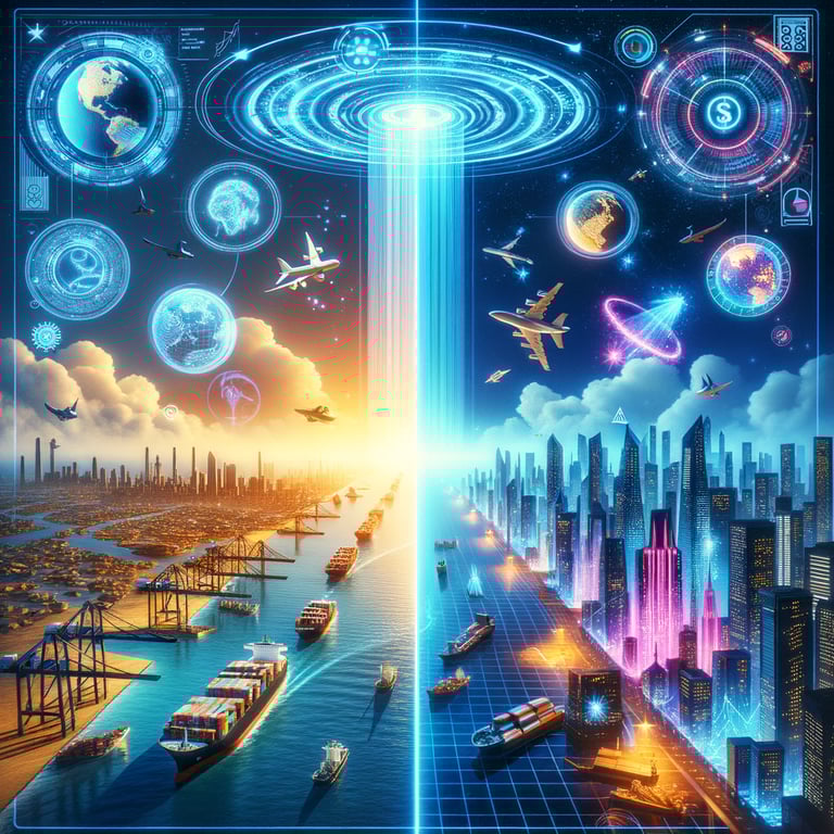 How would global trade change if teleportation became possible?