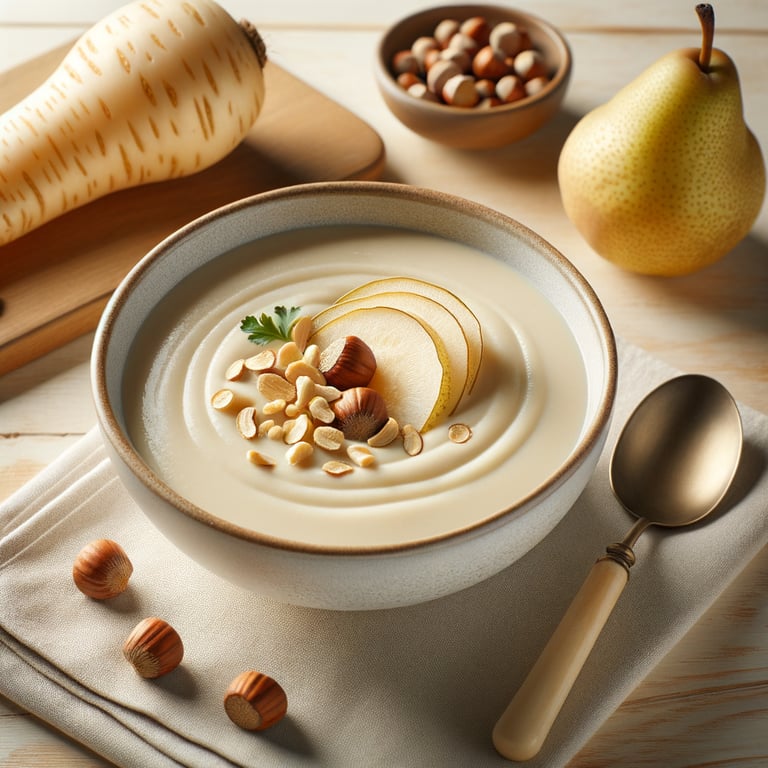 Parsnip and Pear Soup