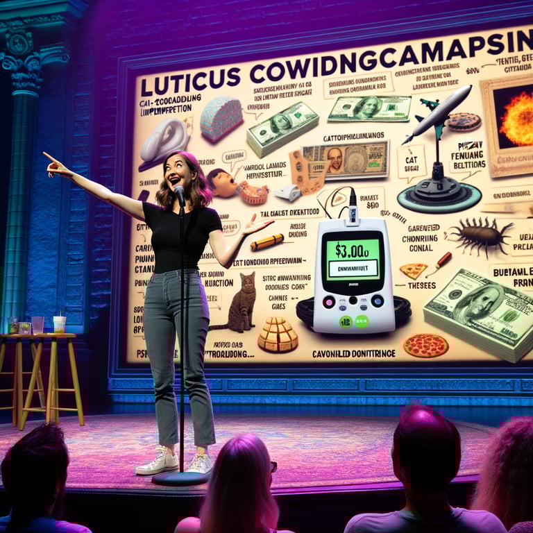 My stupid friends raised a lot of money for super silly ideas
