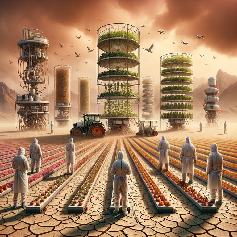 How would agriculture evolve if soil became infertile worldwide?