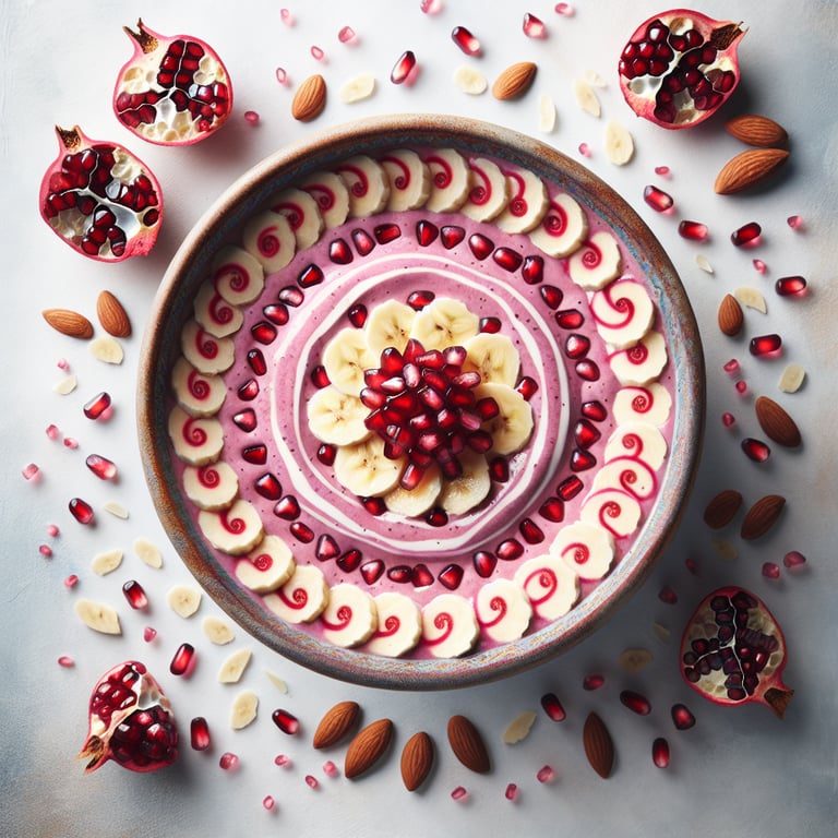 Pomegranate Molasses Smoothie Bowl