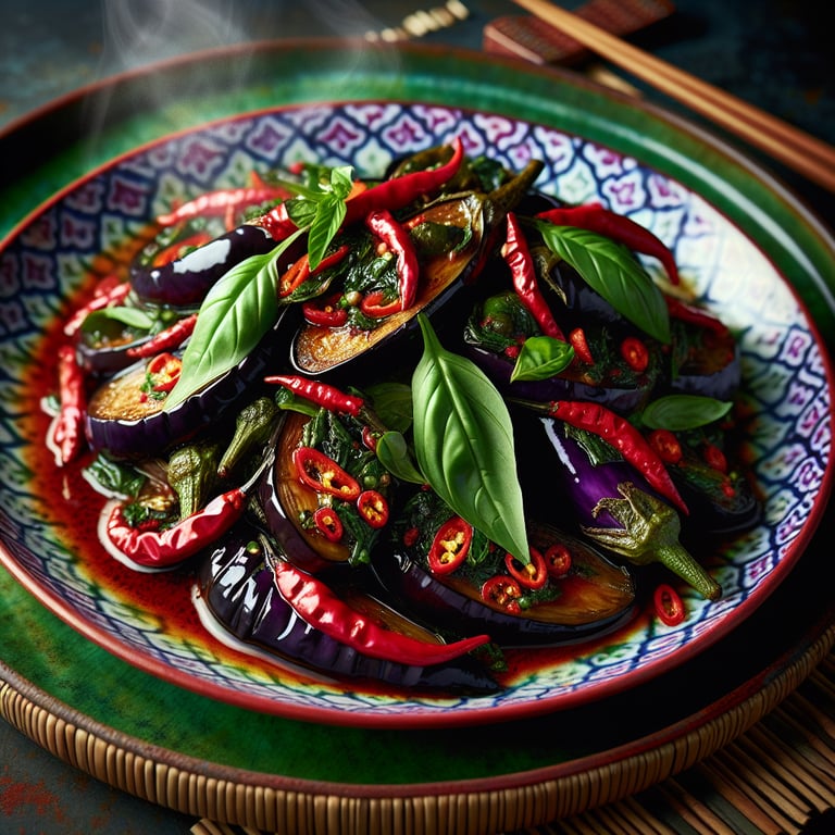 Thai Basil Eggplant