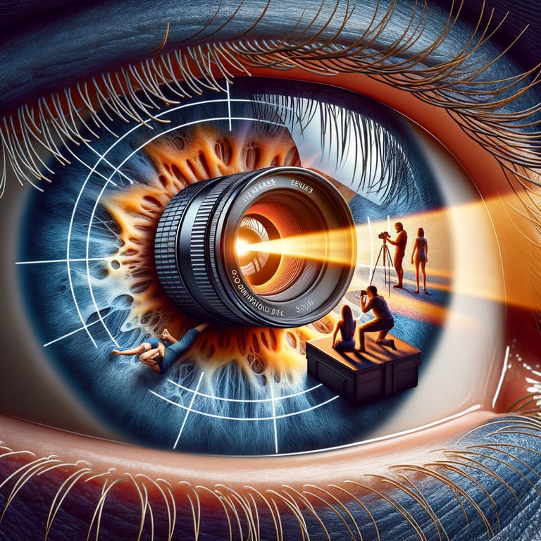 What if humans had photographic vision like cameras?