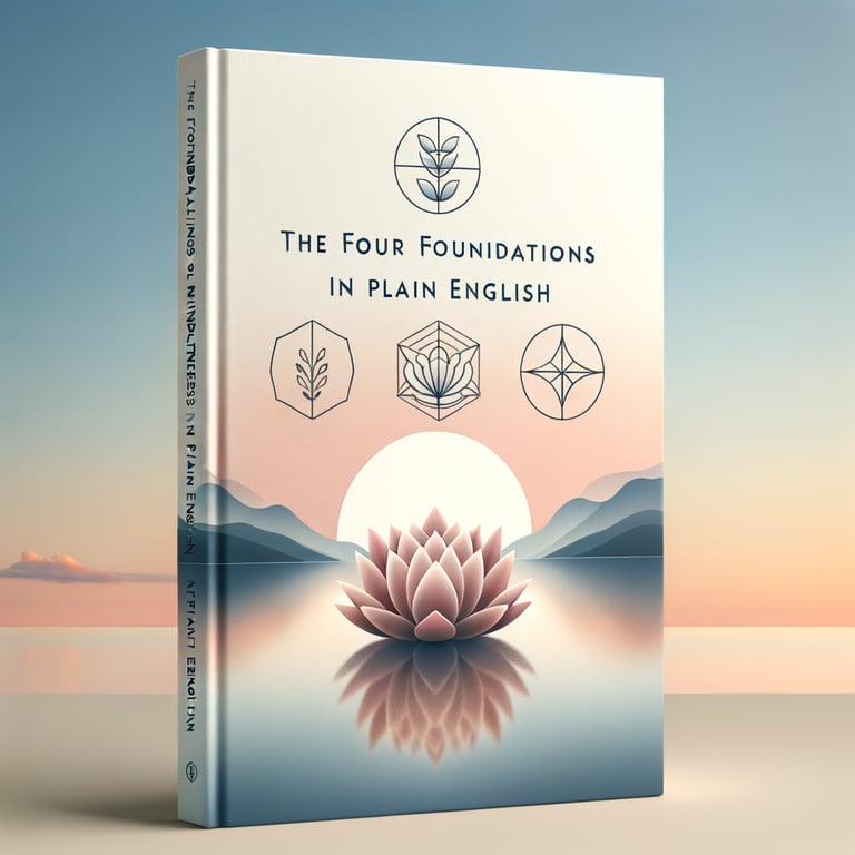 The Four Foundations of Mindfulness in Plain English