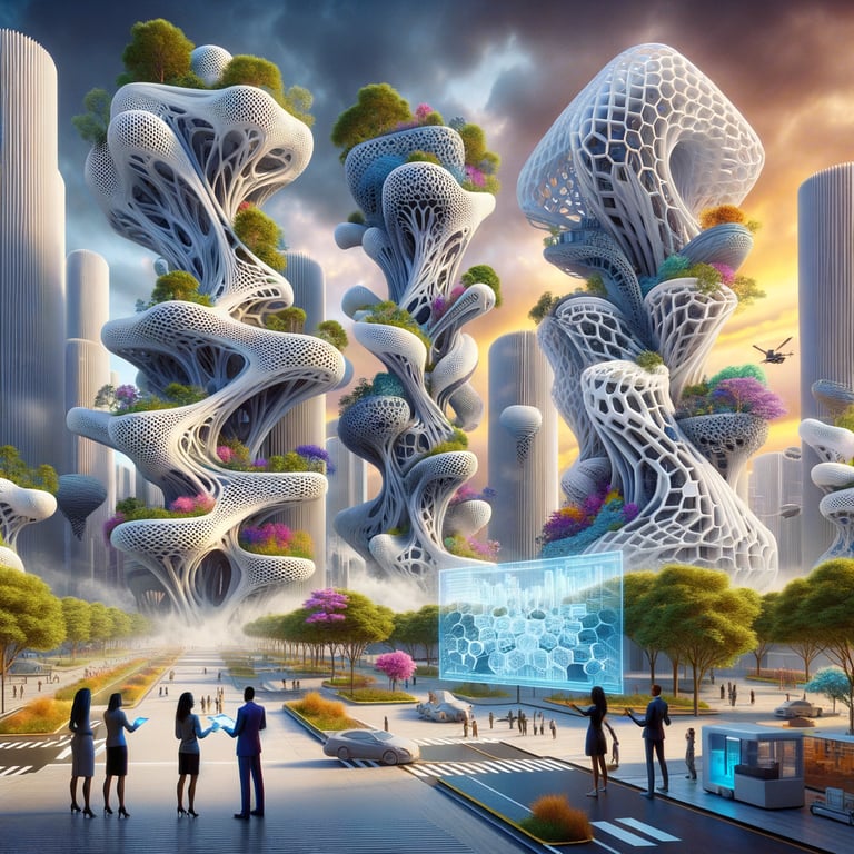 How would architecture evolve with the ability to 3D-print buildings?