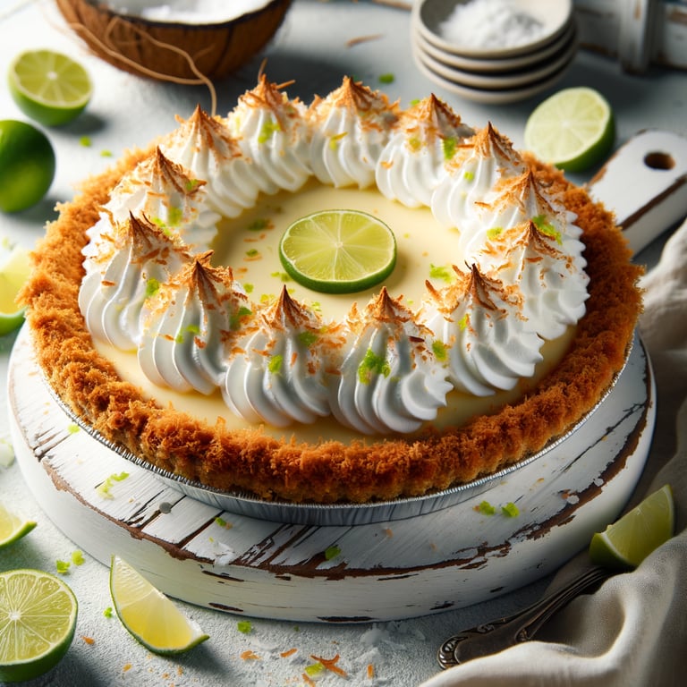 Key Lime Pie with Coconut Crust