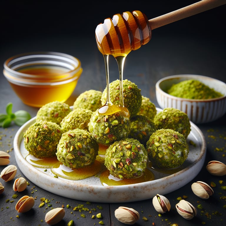 Pistachio-Crusted Goat Cheese Balls