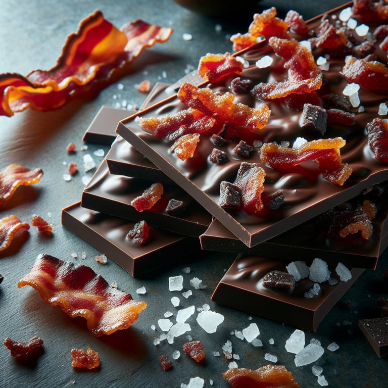 Candied Bacon Chocolate Bark