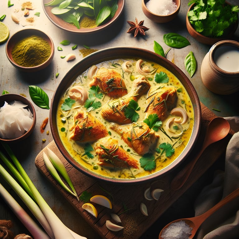 Lemongrass and Coconut Chicken Curry
