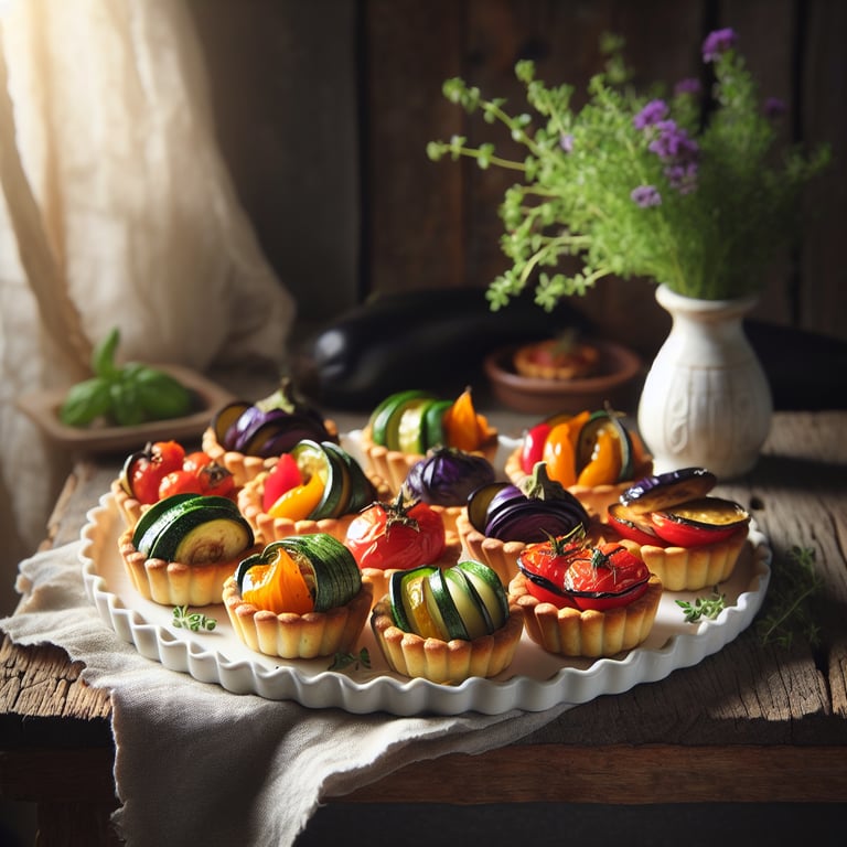 Mini Ratatouille Tarts
