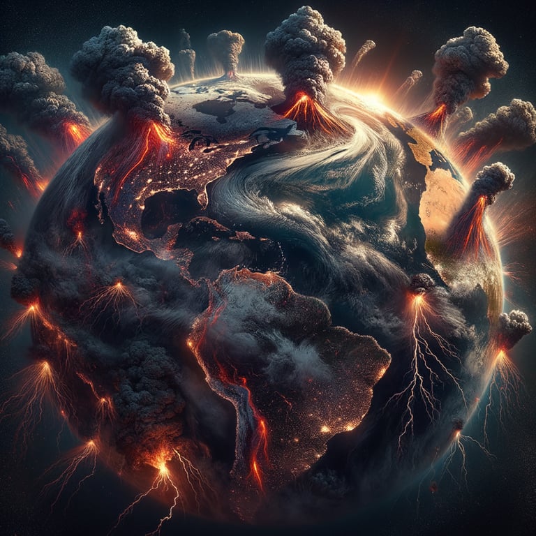 What if every volcano on Earth erupted simultaneously?
