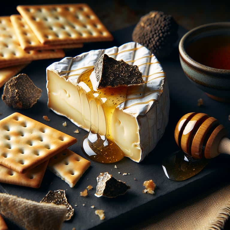 Truffle Honey Drizzled Brie