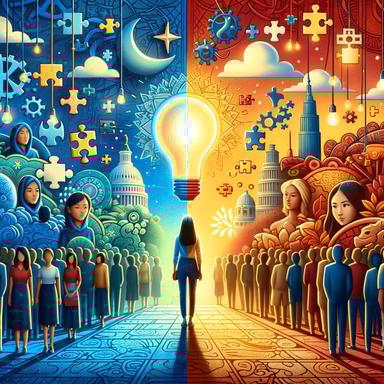 Why do some cultures value collectivism while others value individualism?