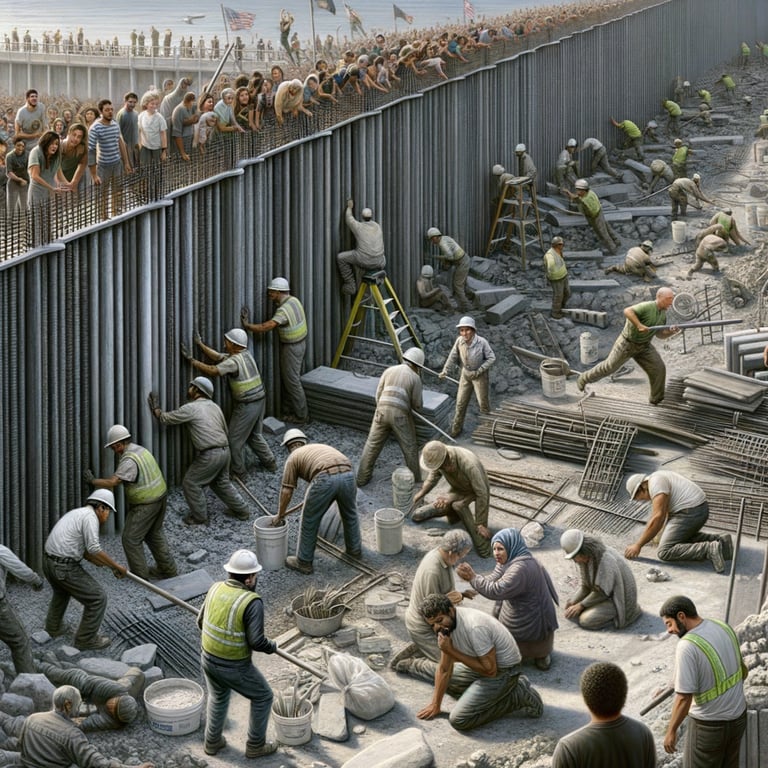 Construction of the Berlin Wall