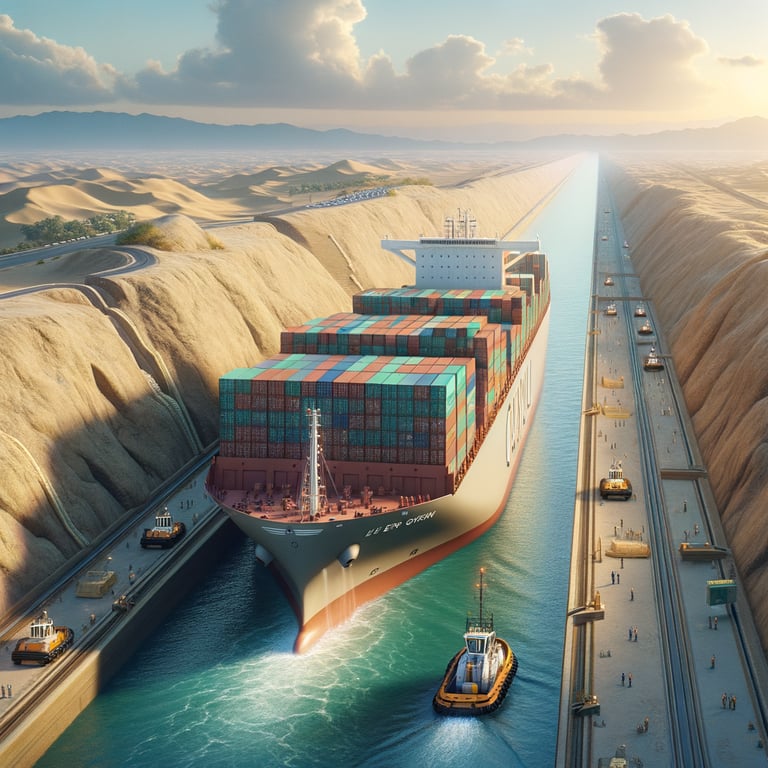 Ever Given Freed from Suez Canal