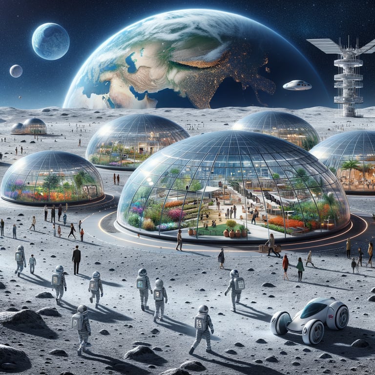 What if humans could live on the moon?