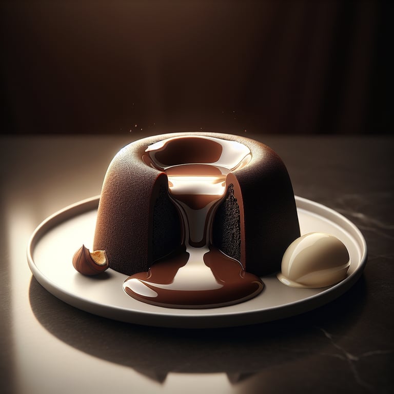 Chocolate Hazelnut Lava Cake