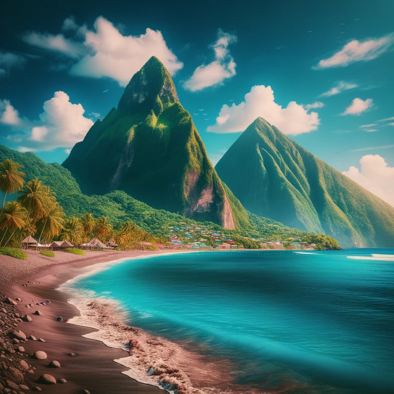 Soufrire, Saint Lucia