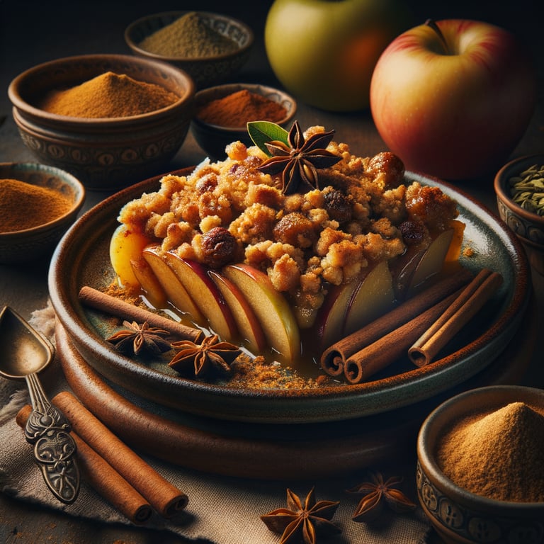 Chai Spice Apple Crisp