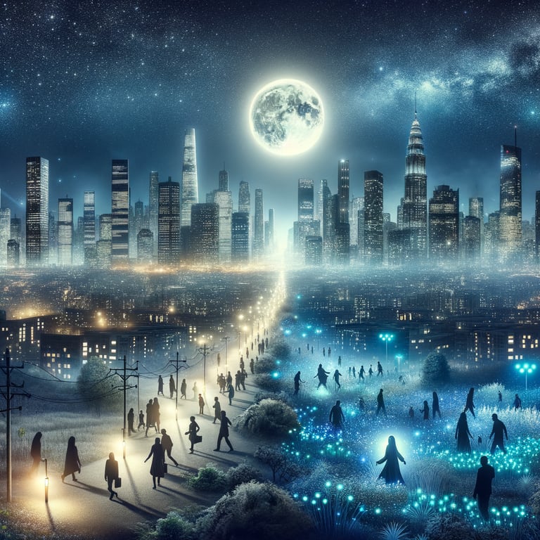 How would humanity handle an eternal night?